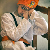 Reverie d un enfant Sikh
